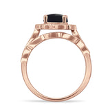 Two Piece Floral Ring