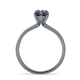 Marquise Solitaire Engagement Ring 7X14 Lab Alexandrite 925 Sterling Silver