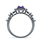 Art Deco Marquise Vintage Style Cubic Zirconia Ring 925 Sterling Silver