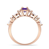 Art Deco Marquise Vintage Style Cubic Zirconia Ring 925 Sterling Silver
