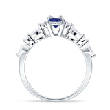 Art Deco Marquise Vintage Style Cubic Zirconia Ring 925 Sterling Silver