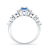 Art Deco Marquise Vintage Style Cubic Zirconia Ring 925 Sterling Silver