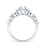 Art Deco Marquise Vintage Style Cubic Zirconia Ring 925 Sterling Silver