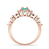Art Deco Marquise Vintage Style Cubic Zirconia Ring 925 Sterling Silver