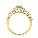 Art Deco Marquise Vintage Style Cubic Zirconia Ring 925 Sterling Silver