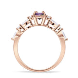 Art Deco Marquise Vintage Style Cubic Zirconia Ring 925 Sterling Silver