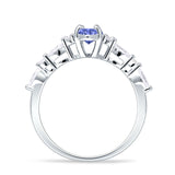 Art Deco Marquise Vintage Style Cubic Zirconia Ring 925 Sterling Silver