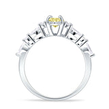 Art Deco Marquise Vintage Style Cubic Zirconia Ring 925 Sterling Silver