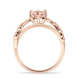 Heart Promise Ring Cubic Zirconia 925 Sterling Silver