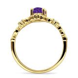 Vintage Style Engagement Ring Marquise Cubic Zirconia 925 Sterling Silver