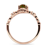 Vintage Style Engagement Ring Marquise Cubic Zirconia 925 Sterling Silver