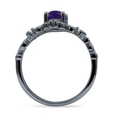 Marquise Filigree Floral Ring