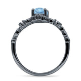 Marquise Filigree Floral Ring