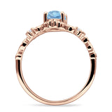 Marquise Filigree Floral Ring