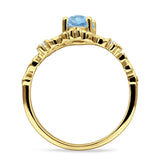 Marquise Filigree Floral Ring