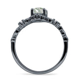 Marquise Filigree Floral Ring