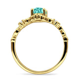 Vintage Style Engagement Ring Marquise Cubic Zirconia 925 Sterling Silver