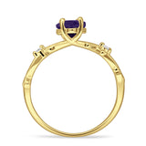 Marquise Split Shank Ring