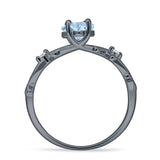 Marquise Split Shank Ring