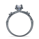 Marquise Split Shank Ring