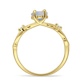 Marquise Split Shank Ring