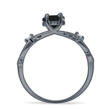 Marquise Split Shank Ring