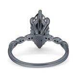 Solitaire Marquise Engagement Ring Cubic Zirconia 925 Sterling Silver