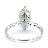 Solitaire Marquise Engagement Ring Cubic Zirconia 925 Sterling Silver