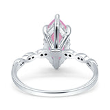 Solitaire Marquise Engagement Ring Cubic Zirconia 925 Sterling Silver