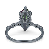 Solitaire Marquise Engagement Ring Cubic Zirconia 925 Sterling Silver