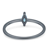 Solitaire Marquise Engagement Ring Cubic Zirconia 925 Sterling Silver