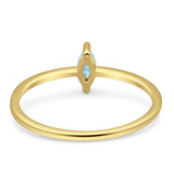 Solitaire Marquise Engagement Ring Cubic Zirconia 925 Sterling Silver