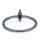 Solitaire Marquise Engagement Ring Cubic Zirconia 925 Sterling Silver