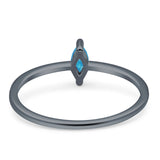 Solitaire Marquise Engagement Ring Cubic Zirconia 925 Sterling Silver