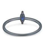 Solitaire Marquise Engagement Ring Cubic Zirconia 925 Sterling Silver