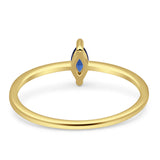 Solitaire Marquise Engagement Ring Cubic Zirconia 925 Sterling Silver