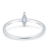 Solitaire Marquise Engagement Ring Cubic Zirconia 925 Sterling Silver