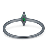 Solitaire Marquise Engagement Ring Cubic Zirconia 925 Sterling Silver