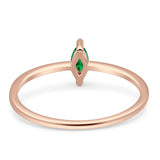 Solitaire Marquise Engagement Ring Cubic Zirconia 925 Sterling Silver