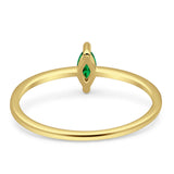 Solitaire Marquise Engagement Ring Cubic Zirconia 925 Sterling Silver