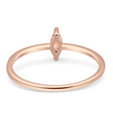 Solitaire Marquise Engagement Ring Cubic Zirconia 925 Sterling Silver