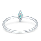 Solitaire Marquise Engagement Ring Cubic Zirconia 925 Sterling Silver