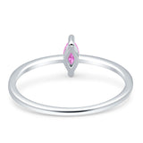 Solitaire Marquise Engagement Ring Cubic Zirconia 925 Sterling Silver