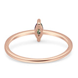 Solitaire Marquise Engagement Ring Cubic Zirconia 925 Sterling Silver