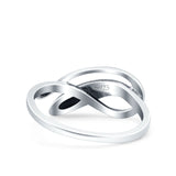 Snake Petite Dainty Promise Ring Band Oxidized 925 Sterling Silver