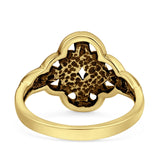 Celtic Ring Oxidized Band Solid 925 Sterling Silver Thumb Ring (14mm)