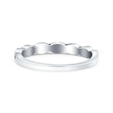 Braid Oxidized Band Solid 925 Sterling Silver Thumb Ring (2mm)
