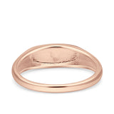 Engravable Band Ring 925 Sterling Silver Plain Ring (6mm)