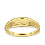Engravable Band Ring 925 Sterling Silver Plain Ring (6mm)