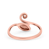 Mouse Ring Oxidized Band Solid 925 Sterling Silver Thumb Ring (12mm)